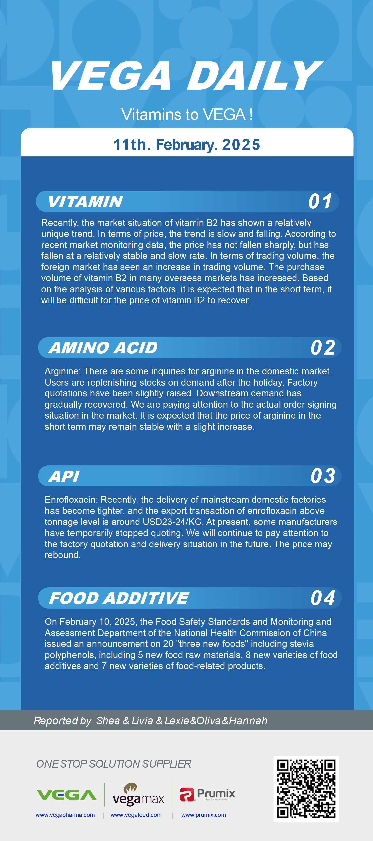 Vega Daily Dated on Feb 11th 2024 Vitamin Amino Acid APl Food Additives.png